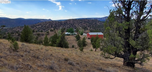 view of mountain feature