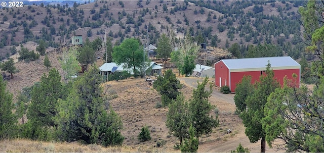 view of aerial view