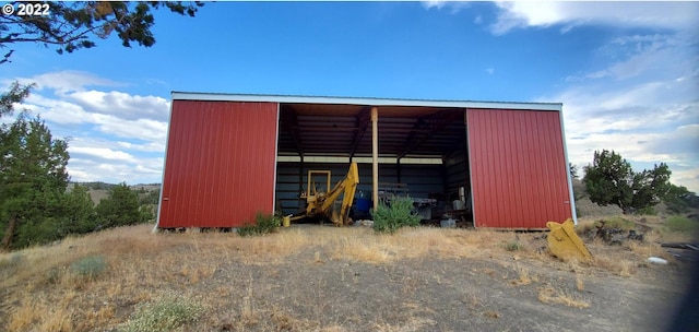 view of outdoor structure