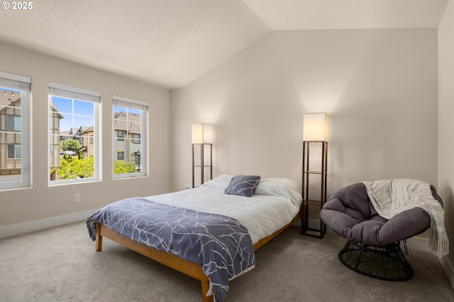 13193 SW Aubergine Ter, Sherwood, OR 97140 - carpeted bedroom featuring lofted ceiling and baseboards