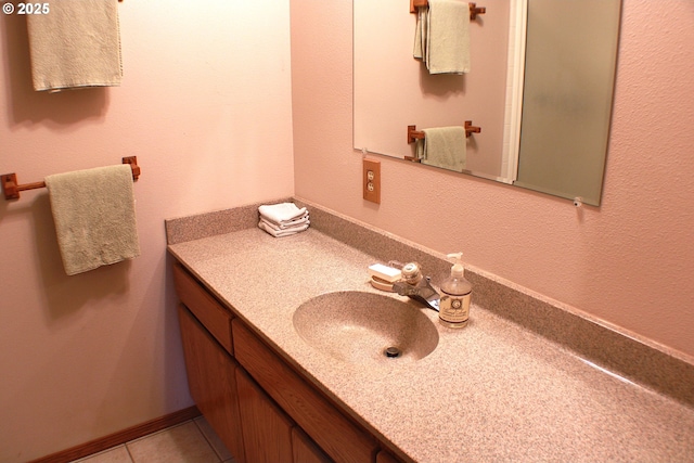 924 Lou Gray Dr, Myrtle Creek, OR 97457 - bathroom with tile patterned floors and vanity