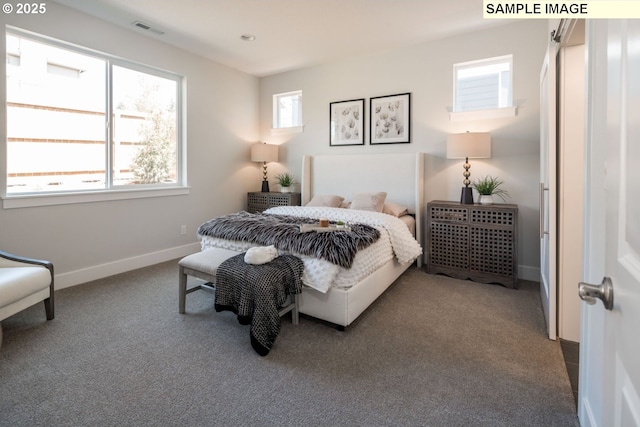8119 N Hargrave St, Camas, WA 98607 - bedroom with carpet, multiple windows, and visible vents