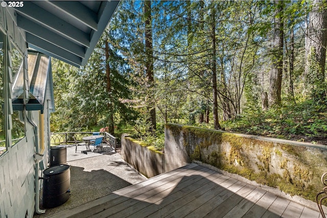22345 S Poplar Rd, Estacada, OR 97023 - view of wooden deck