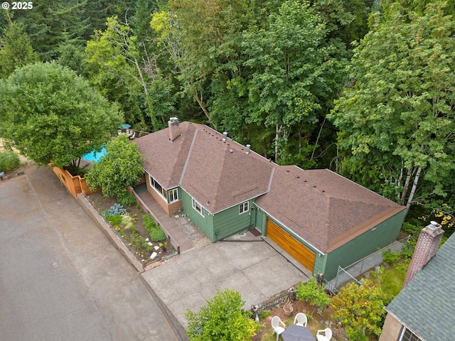 2245 SW Martha St, Portland, OR 97239 - aerial view of property and surrounding area