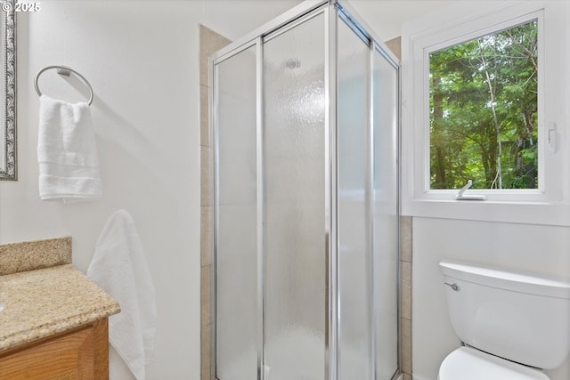 2245 SW Martha St, Portland, OR 97239 - full bath featuring a shower stall and vanity