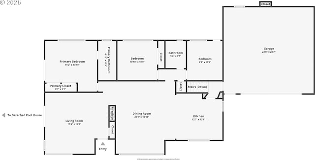 2245 SW Martha St, Portland, OR 97239 - view of home floor plan