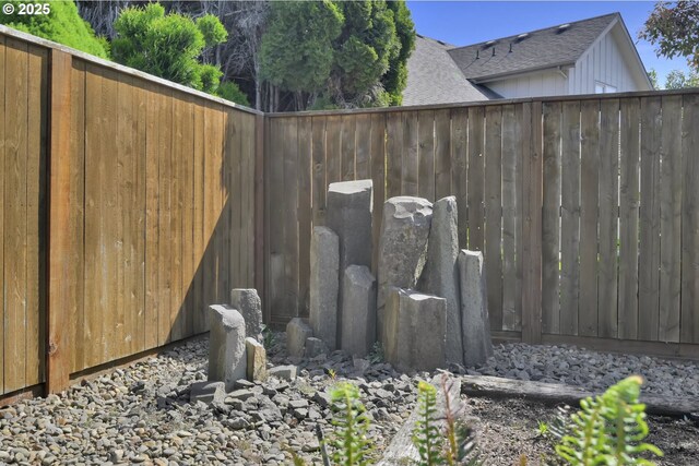 exterior details with fence