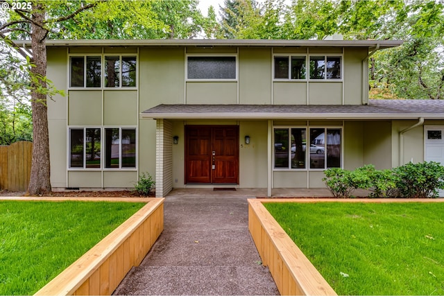 5120 Talisman St, Eugene, OR 97405 - view of front of property featuring stucco siding