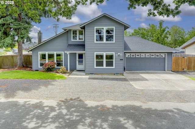 3017 SE Brookwood Ave, Hillsboro, OR 97123 - traditional-style house with concrete driveway, a garage, and a shingled roof