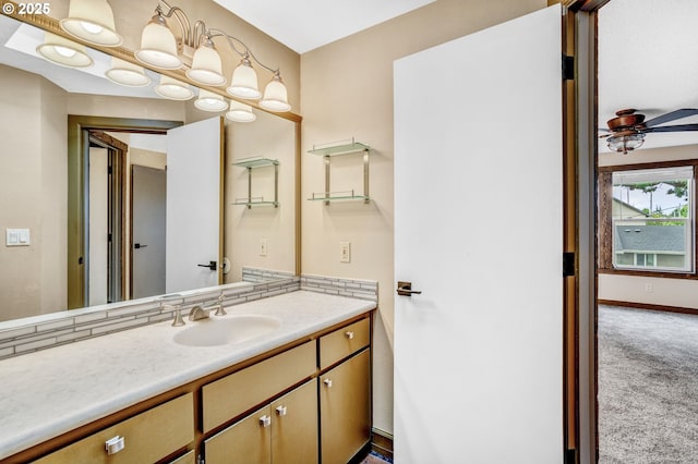 3017 SE Brookwood Ave, Hillsboro, OR 97123 - bathroom featuring vanity and baseboards