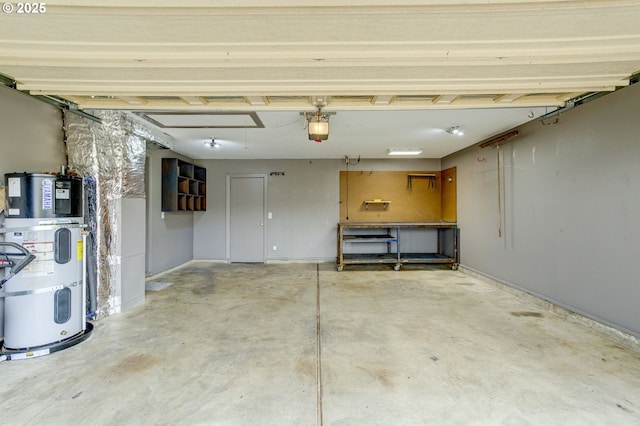 3017 SE Brookwood Ave, Hillsboro, OR 97123 - garage featuring water heater and a garage door opener