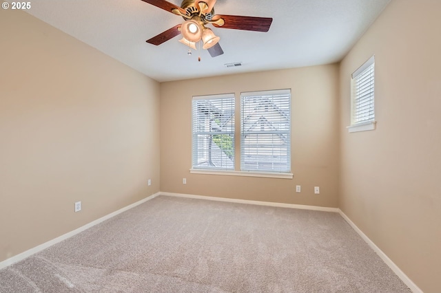 799 NE 70th Ave, Hillsboro, OR 97124 - unfurnished room with plenty of natural light, carpet flooring, and ceiling fan