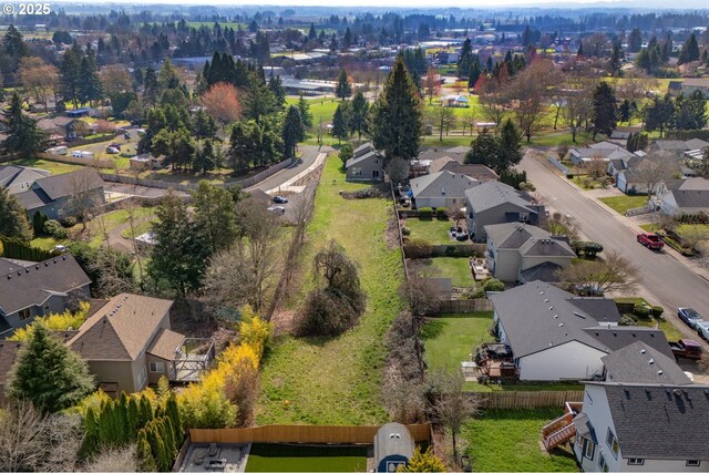 drone / aerial view featuring a residential view