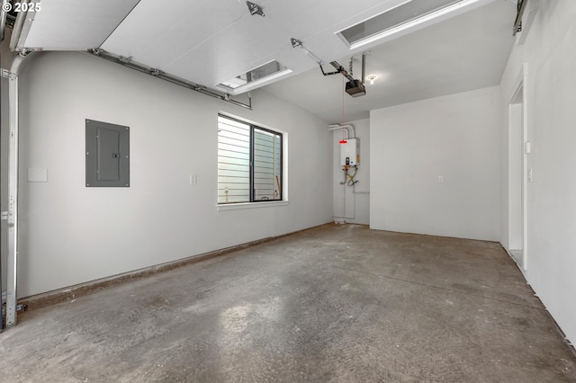 10729 NE Fremont St, Portland, OR 97220 - garage with electric panel and a garage door opener