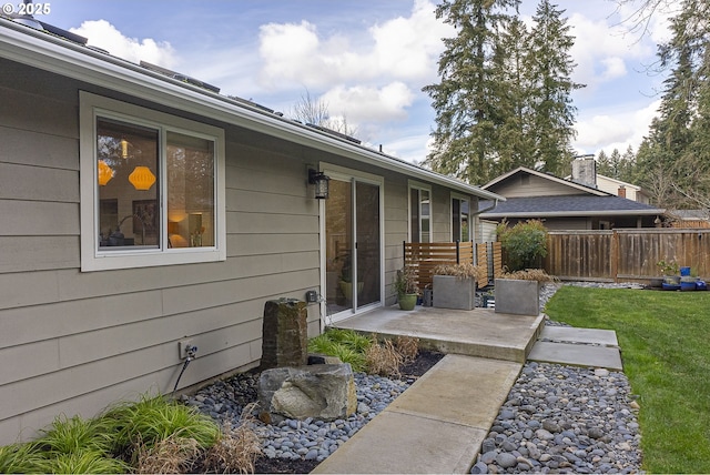 exterior space featuring a patio