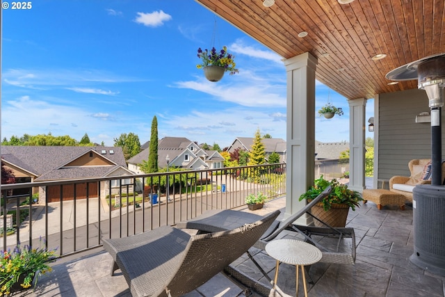 1046 NW Deerfern Loop, Camas, WA 98607 - patio / terrace featuring a residential view