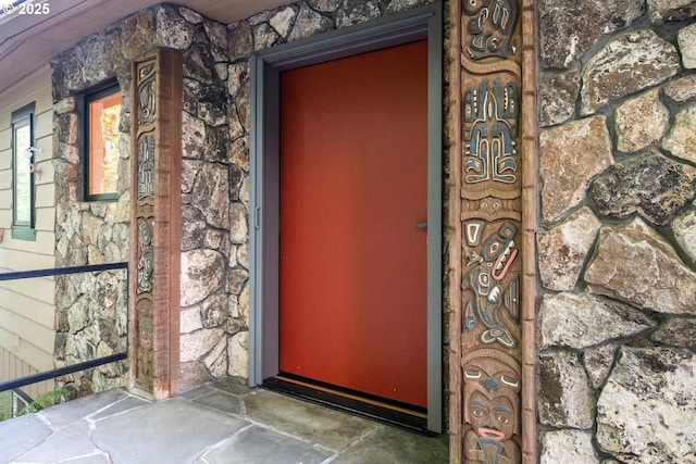 3110 NW Monte Vista Ter, Portland, OR 97210 - entrance to property featuring stone siding