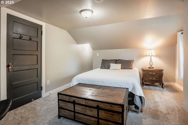 301 W Walnut St, Winlock, WA 98596 - bedroom with carpet floors, baseboards, and vaulted ceiling