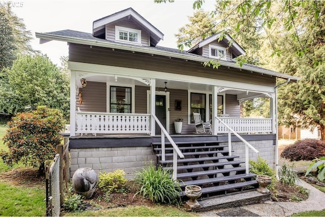 301 W Walnut St, Winlock, WA 98596 - view of front of property featuring stairway and a porch