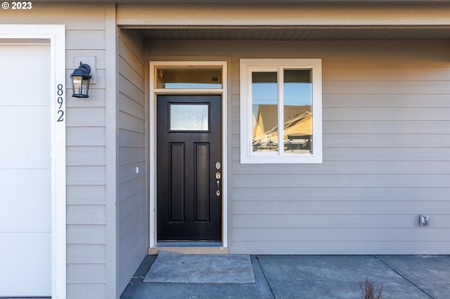 view of property entrance