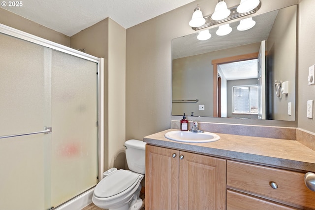 1062 Applegate Pl, Harrisburg, OR 97446 - full bath with toilet, vanity, and a stall shower