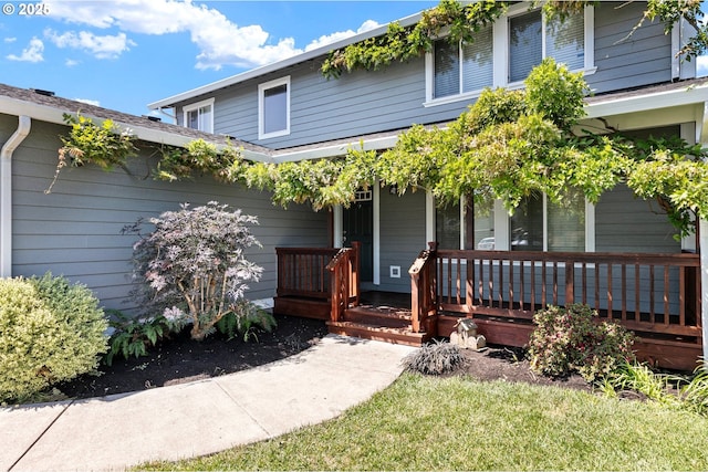 1062 Applegate Pl, Harrisburg, OR 97446 - view of front of home with covered porch