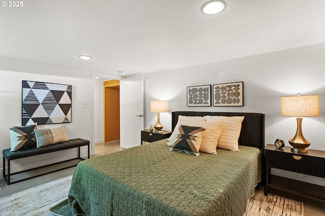1403 SE Birch St, Portland, OR 97214 - bedroom with recessed lighting and baseboards
