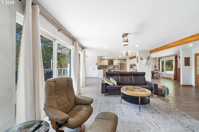 53310 Morrison Rd, Bandon, OR 97411 - living room with recessed lighting and light wood finished floors