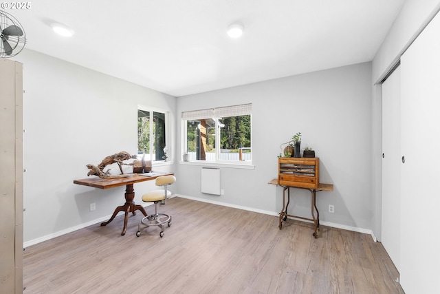53310 Morrison Rd, Bandon, OR 97411 - office with wood finished floors and baseboards