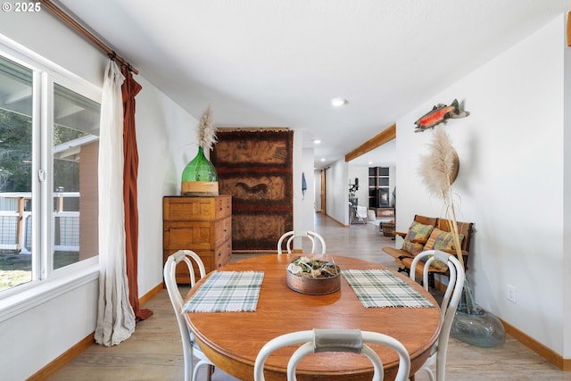 53310 Morrison Rd, Bandon, OR 97411 - dining space with light wood-style floors and recessed lighting