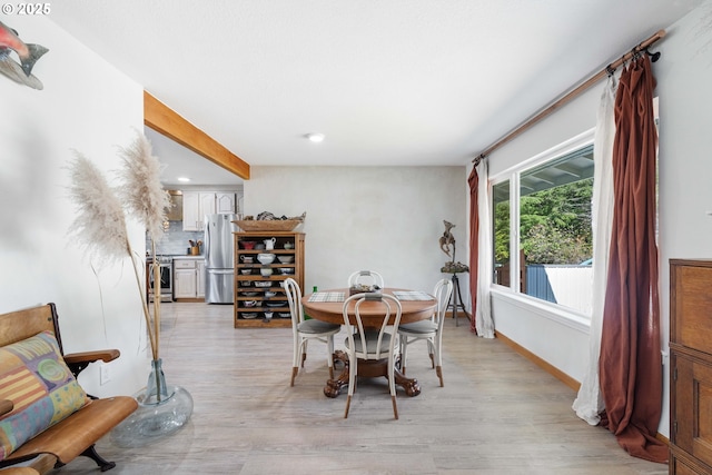 53310 Morrison Rd, Bandon, OR 97411 - dining room featuring light wood-style flooring and recessed lighting
