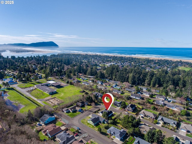 293 W Kershul Cir, Gearhart, OR 97138 - aerial overview of property's location featuring a nearby body of water and nearby suburban area