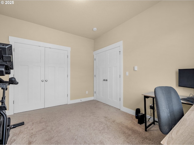 293 W Kershul Cir, Gearhart, OR 97138 - home office featuring carpet and baseboards