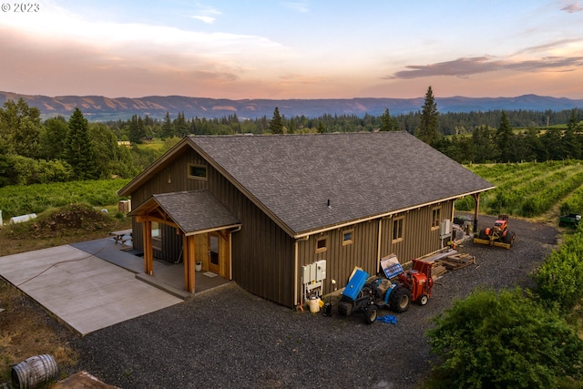 exterior space featuring a patio