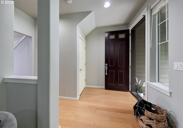728 NE 72nd Ave, Hillsboro, OR 97124 - foyer entrance with light wood-style flooring and recessed lighting