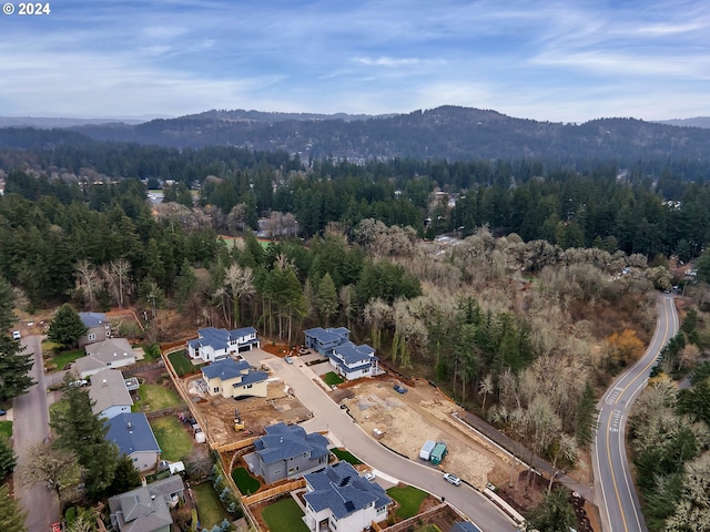 5010 Park Bluff Pl, Lake Oswego, OR 97035 - aerial overview of property's location with a forest and nearby suburban area