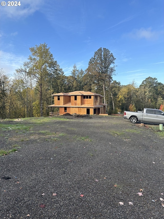 view of front of property