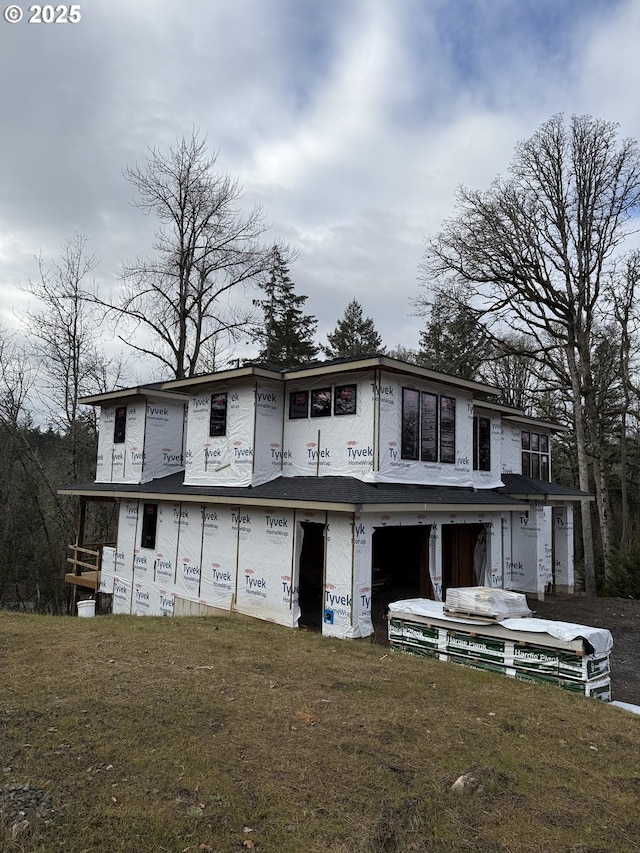 5010 Park Bluff Pl, Lake Oswego, OR 97035 - unfinished property with a garage