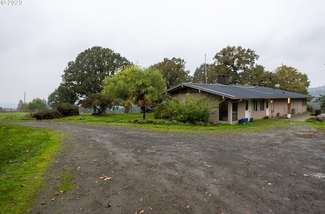 view of home's exterior