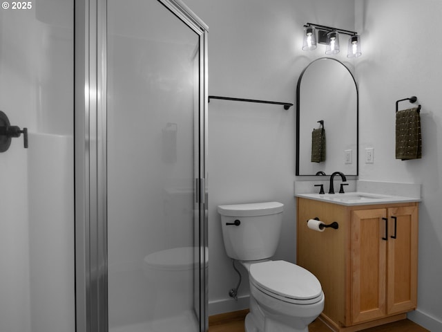 87916 E Alpenglow Ln, Government Camp, OR 97028 - full bath with toilet, a shower stall, and vanity