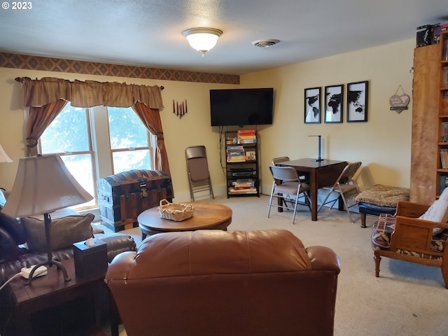 206 NE Front St, Prairie City, OR 97869 - living room featuring light colored carpet