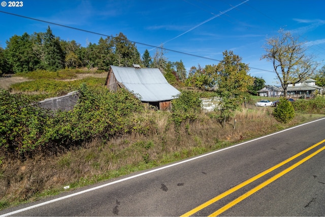 view of road