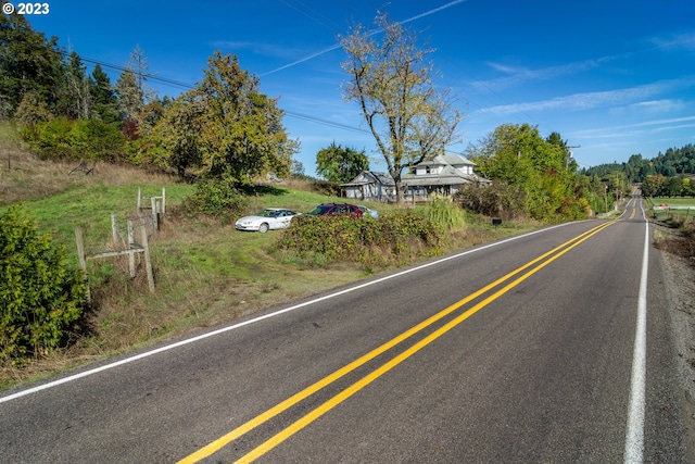 view of road