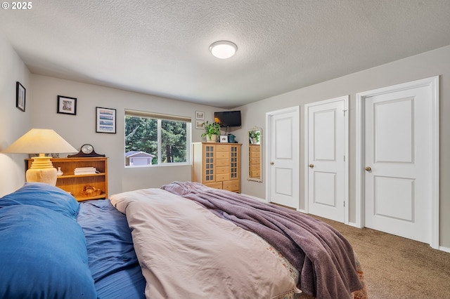 38225 Hiagua Ln N, Nehalem, OR 97131 - carpeted bedroom featuring a textured ceiling