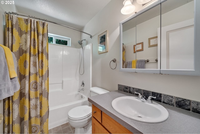 38225 Hiagua Ln N, Nehalem, OR 97131 - bathroom featuring shower / bath combo with shower curtain and vanity