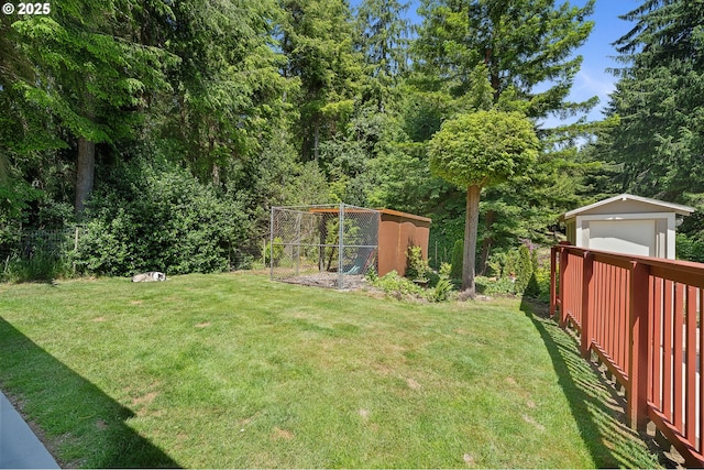 38225 Hiagua Ln N, Nehalem, OR 97131 - view of grassy yard featuring an outdoor structure