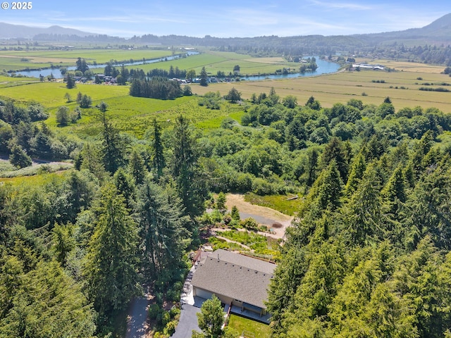 38225 Hiagua Ln N, Nehalem, OR 97131 - view of rural area featuring a water and mountain view
