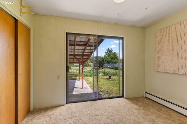 2107 Cove Ave, La Grande, OR 97850 - empty room featuring baseboard heating and carpet