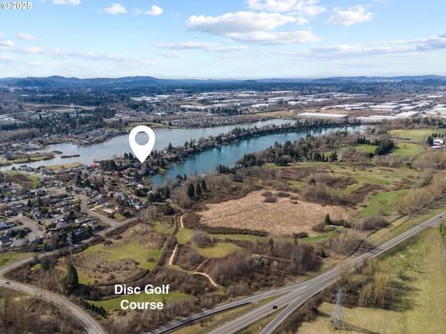 21503 NE Lachenview Ln, Fairview, OR 97024 - drone / aerial view of a water and mountain view