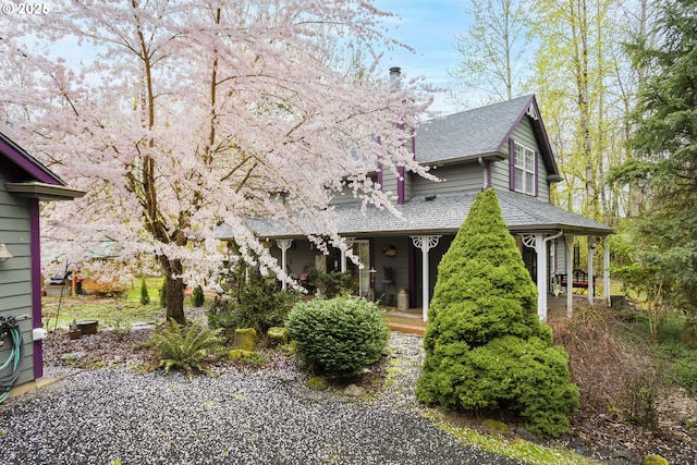11215 NE 359th St, La Center, WA 98629 - view of front of house featuring roof with shingles